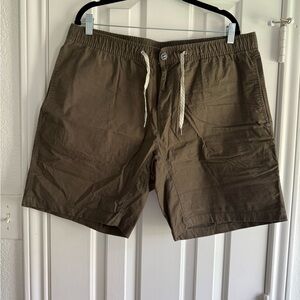 Vuori Men's Light Brown Ripstop Shorts XXL
